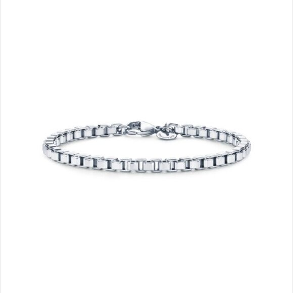 Tiffany & Co Venetian Box Link Necklace & Bracelet - Picture 1 of 4